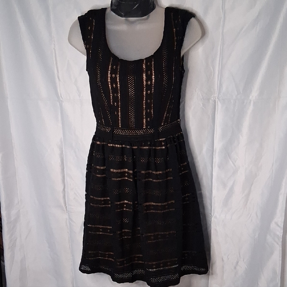 Elegant Black Lace Dress